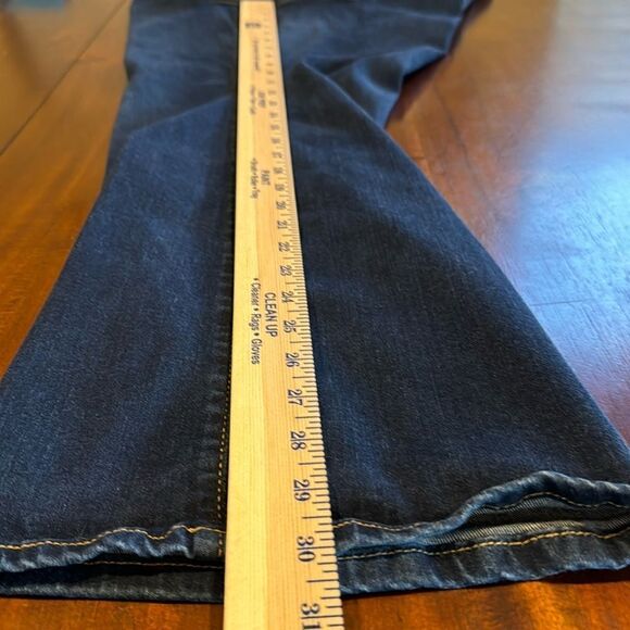 Lane Bryant High Rise Boot Cut Dark Wash Stretch Denim Jeans Size 22S - Picture 7 of 12